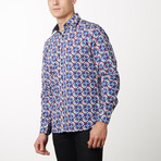 Seth Slim-Fit Dress Shirt // Navy (XL)