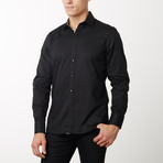 Rocky Slim-Fit Dress Shirt // Black (2XL)