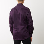 Damion Slim-Fit Dress Shirt // Eggplant (2XL)