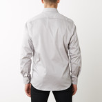 Damion Slim-Fit Dress Shirt // Silver (M)