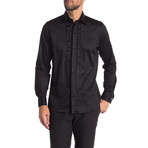 Sonny Slim-Fit Dress Shirt // Black (L)