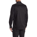 Bill Slim-Fit Dress Shirt // Black (2XL)