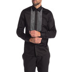 Travis Slim-Fit Dress Shirt // Black (XL)