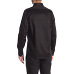 Leigh Slim-Fit Dress Shirt // Black (XL)