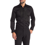 Leigh Slim-Fit Dress Shirt // Black (XL)