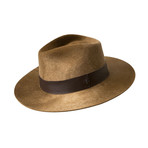 Hillman Fedora // Coffee + Beige Swirl (S)