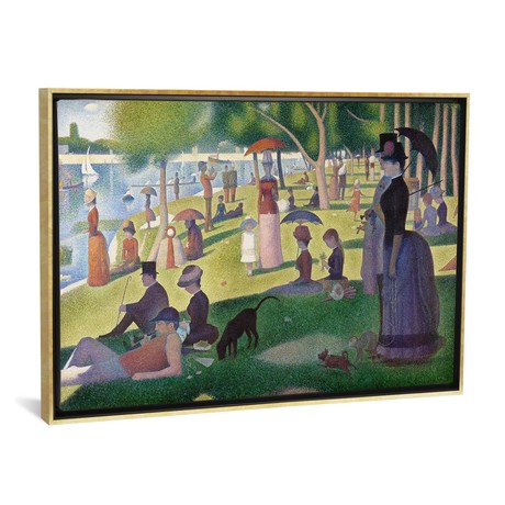 Sunday Afternoon on the Island of La Grande Jatte // Georges Seurat (18"W x 26"H x 0.75"D)