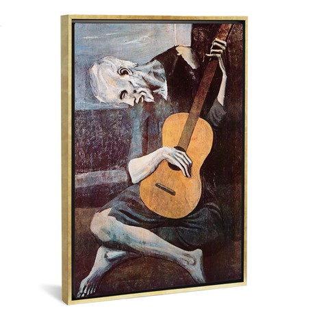 The Old Guitarist // Pablo Picasso (26"W x 18"H x 0.75"D)