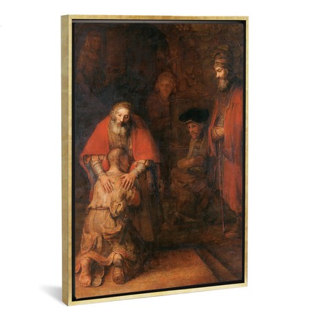 Return of the Prodigal Son c. 1668 // Rembrandt van Rijn (26"W x 18"H x 0.75"D)
