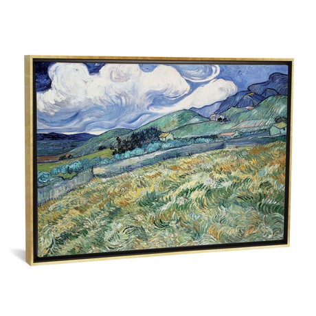 Landscape at Saint-Remy // Vincent van Gogh (18"W x 26"H x 0.75"D)