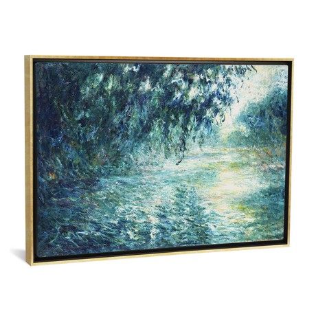 Morning on the Seine, near Giverny // Claude Monet (18"W x 26"H x 0.75"D)