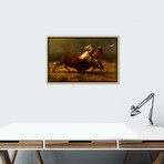 Figure Study, The Last Of The Buffalo, c.1888 // Albert Bierstadt (18"W x 26"H x 0.75"D)