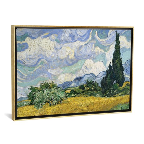 Wheat Field With Cypresses, June-July 1889 // Vincent van Gogh