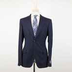 Belvest // Wool 2 Button Sport Coat // Oxford Blue (Euro: 48S)