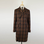 Cashmere Double Breasted Full Length Coat // Brown (Euro: 48S)