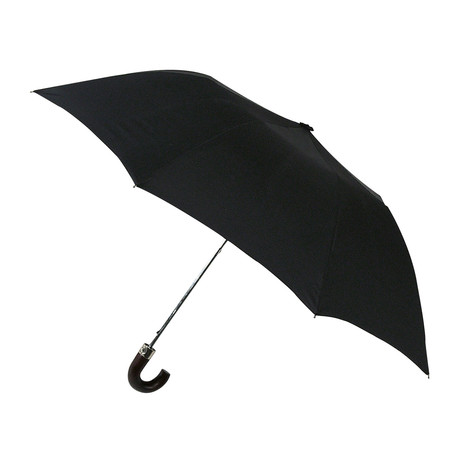 Mini-Max // Automatic Foldable Umbrella // Wooden Handle