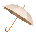 Falcone // Automatic Umbrella + Wood Handle // Beige