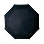 Mini-Max Automatic Umbrella // Black + Wooden Handle