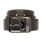 Reversible Leather Belt // Testa Di Moro (34")