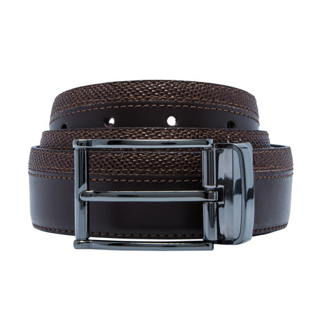 Smooth Leather Belt // Brown (Size 30)