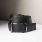 Smooth Leather Belt // Black (Size 30)