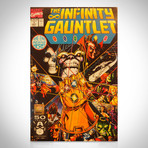 Infinity Gauntlet #1 // Stan Lee Signed Comic // Custom Frame (Signed Comic Book Only)