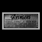 Captain America Vs Ironman // Robert Downey Jr. + Chris Evans + Stan Lee Signed // Custom Frame
