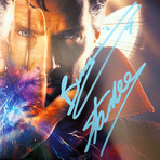 Doctor Strange // Benedict Cumberbatch + Stan Lee Signed Photo // Custom Frame