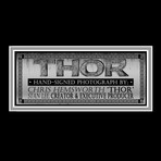 Thor // Chris Hemsworth + Stan Lee Signed Photo // Custom Frame