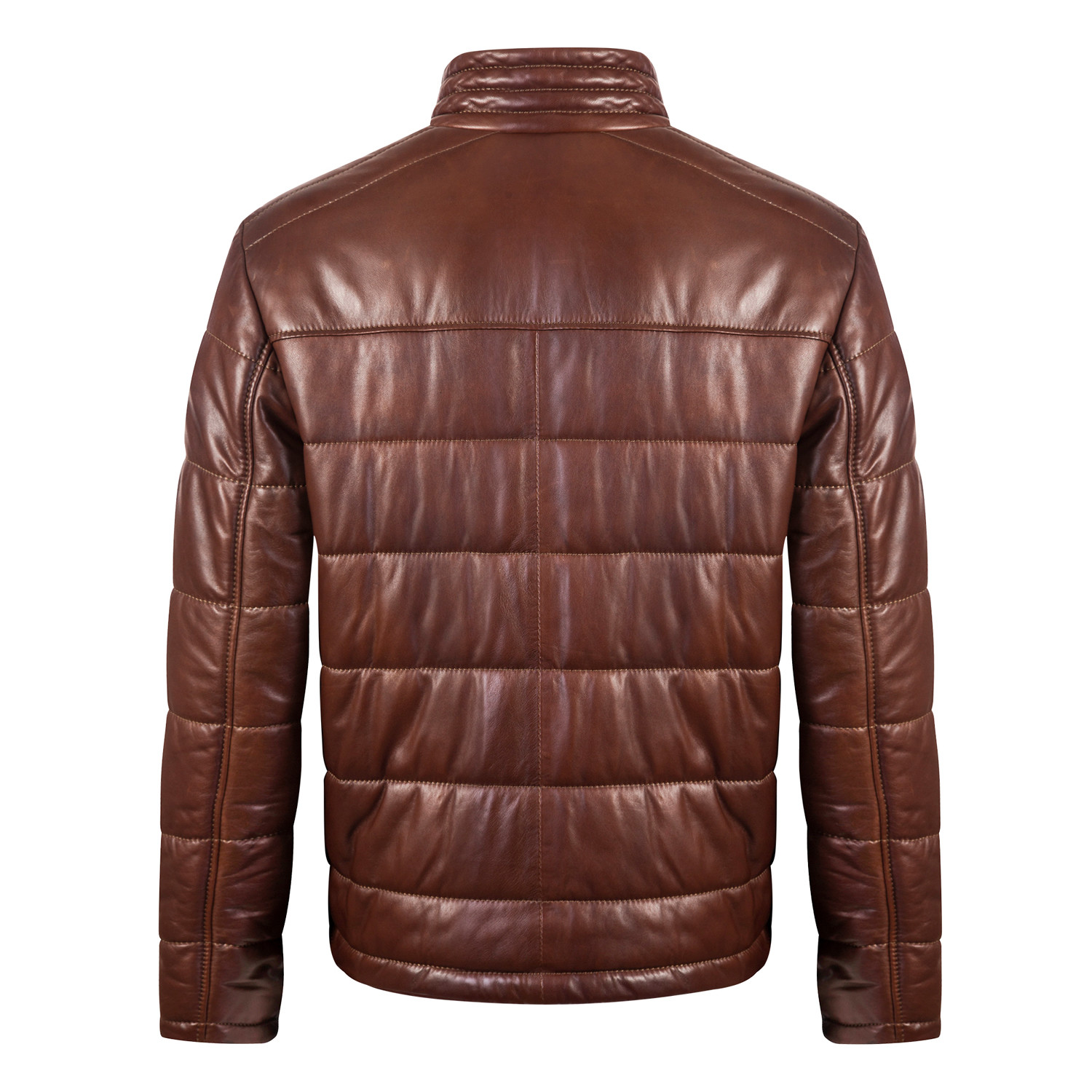 Wood Leather Jacket // Brown (2XL) - Sir Raymond Tailor // Burak ...