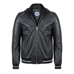 Seagoer Leather Jacket // Black (L)