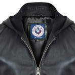 Seagoer Leather Jacket // Black (3XL)