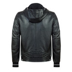 Seagoer Leather Jacket // Black (L)