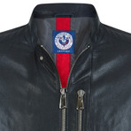 Striker Leather Jacket // Black (3XL)