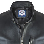 Shooter Leather Jacket // Black (L)