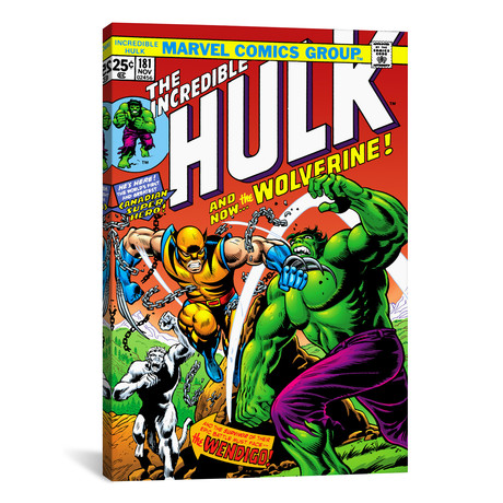 Hulk Issue Cover #181 (26"W x 18"H x 0.75"D)