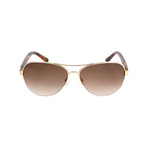 The Angelina // Women Sunglasses // Gold Havana