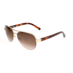 The Angelina // Women Sunglasses // Gold Havana