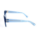 The Zoe // Women Sunglasses // Transparent Blue