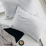 White Down Side & Back Sleeper Overstuffed Pillow (Standard/Queen)