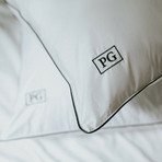 White Down Stomach Sleeper Soft Pillow // Set of 2 (Standard/Queen)