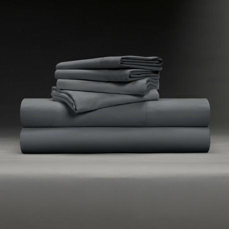 Luxe Soft & Smooth TENCEL™// 6-Piece Sheet Set // Charcoal (King)