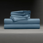 Luxe Soft & Smooth TENCEL™ // 6-Piece Sheet Set // Cadet Blue (Full)