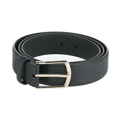 Leather Belt // Dark Navy (Euro: 80)