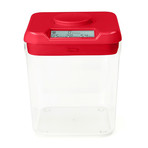 Time Locking Container // Red (Clear Base)