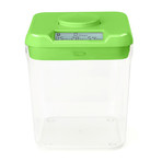 Time Locking Container // Green (Clear Base)