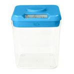 Time Locking Container // Blue (Clear Base)