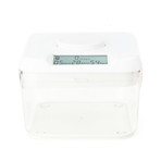 Time Locking Container // White // Mini (Clear Base)