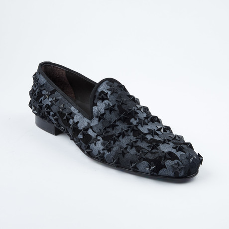 Star-Studded Slip-On Loafer // Black Camo (Euro: 40)