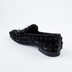 Star-Studded Slip-On Loafer // Black (Euro: 42)